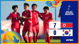 #U17WAC  Group A  DPR Korea 7 - 0 Korea Republic