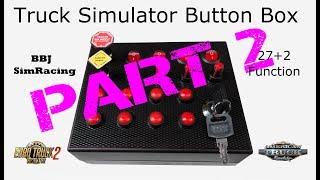 BBJ Sim Racing Truck Simuator 27 + 2 Function Button Box for ETS2 and ATS Part 2