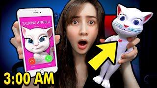 SOMEONE GAVE ME TALKING ANGELA TOY AT 3AM SCARY