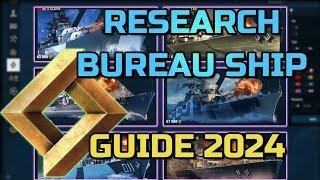 2024 Research Bureau Ship Guide to World of Warships