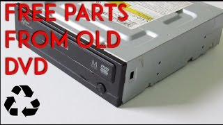 How to salvage a DVD Drive For Free Parts