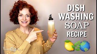 DIY Natural Dishwashing Soap Recipe Demo - Nontoxic Safe Chemical-Free Liquid Dish Soap