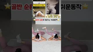 골반 순환이 놀랍게 뻥 뚤리는 쉬운동작 #흥둥이 #dance #workout