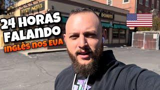 FALANDO INGLÊS O DIA INTEIRO COM AMERICANOS DESCONHECIDOS NOS EUA