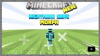 New NightmareSans Morph  Minecraft Addon Showcase 1.19+