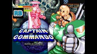 1991 60fps Captain Commando World Baby No Series Hardest ALL