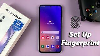 How To Set Up Fingerprint On Samsung Galaxy A54 5G