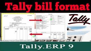 Tally bill format  Tally bill format setting  tally bill format change  change tally bill format