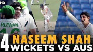 Naseem Shah Excellent 4 Wickets  Pakistan vs Australia  3rd Test Day 2  PCB  MM2L