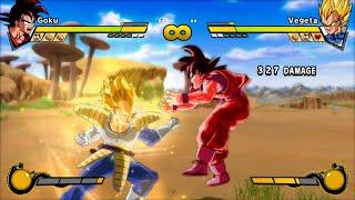 Dragon Ball Z Burst Limit Goku vs Vegeta HARDEST LEVEL EPIC FIGHT