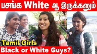 Black or White guys ? Whom do you like ? Tamil Girls  Kingwoodstv