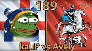 Ein kauP  Match gegen Avely  Engländer vs Rus - Age of Empires 4 - Cast 189 Deutsch4K