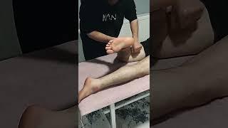 VERY RELAXING BACK LEG AND FOOT MASSAGE TURKISH RELAXING THERAPY #shorts  #asmr #massage #satisfying