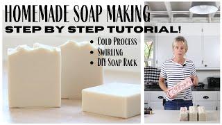 The Basics of Cold Process Soap Making  Homemade Soap  DIY Soap Rack  Natural Handmade Soap