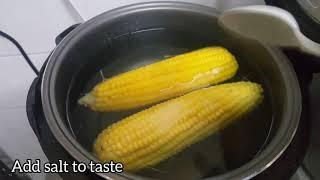 Steam corn in rice cookerHow to steam corn at homeHow t bolied  cornStim Jagungmultiplewarnas