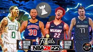 WEST & EAST Conference Finals GSW VS Dallas  Celtics VS Heat  NBA CHAMPIONSHIP