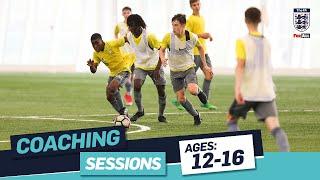 Tom Curtis Controlling and Progressing Possession  FA Learning Coaching Session