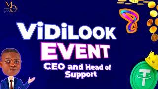 ⭕ViDiLOOK LAUNCH EVENT  Dubai Office Your CEO and Head of Support & Acquisitions