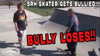 SRH Skater Kid getting bullied but..... And Bully gets beat down Instant Karma street justice