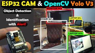 ESP32 CAM with Python OpenCV Yolo V3 for object detection and Identification Image Processing