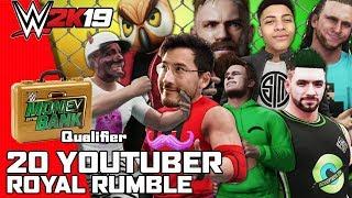 20 Youtuber Money in the Bank qualifying Royal Rumble