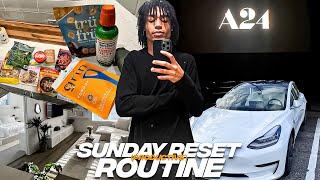 Sunday RESET Routine  Good hygiene Grocery shopping Cleaning Movies & More