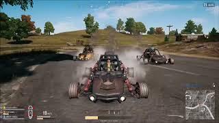 When the crew rolls out in style in PUBG