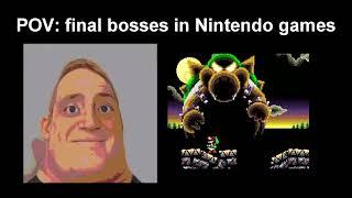 Mr Incredible Becoming Uncanny Nintendo Bosses