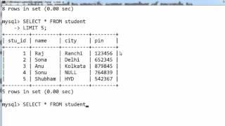 22. SELECT with LIMIT in SQL Hindi