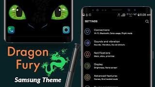 Dragon Fury Samsung Theme  For Oreo And Nougat
