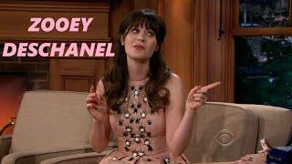 Zooey Deschanel is very sexy and flirty with Craig Ferguson