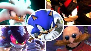 Sonic The Hedgehog 2006 - All Bosses + Cutscenes S Rank