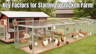 Cracking the Coop Key Factors for Starting a Chicken Farm