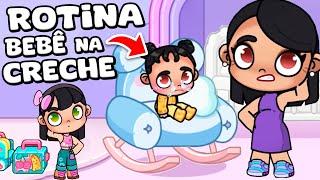 ROTINA COM BEBÊ PRIMEIRO DIA NA CRECHE  AVATAR WORLD ROTINAS E HISTÓRIAS