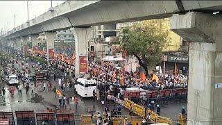 Hanuman jayanti Hanuman Shobha Yatra in RTC cross road hi Hyderabad#NagulaVlogs