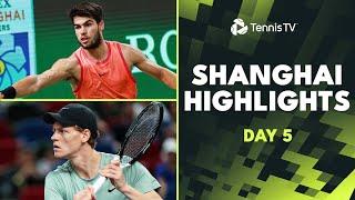 Alcaraz Sinner & Medvedev All Play Paul vs Tabilo EPIC  Shanghai 2024 Highlights Day 5