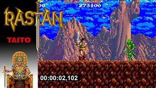 Rastan - World Record Speedrun - 1656 Normal No commentary