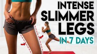 SLIMMER LEGS in 7 Days lose thigh & leg fat  Summer Shred Workout