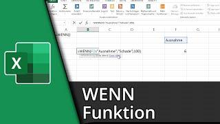 Excel Wenn Funktion  =WENN  Tutorial