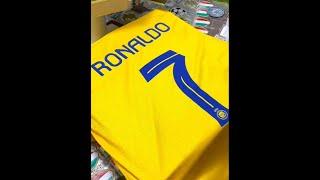 202324  AI Nassr Home jersey Customize Ronaldo #7 #ronaldo #alnassr  #footballjersey #soccer