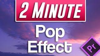 Premiere Pro CC  How to Create an ANIMATED Pop Up Effect for Image and Text