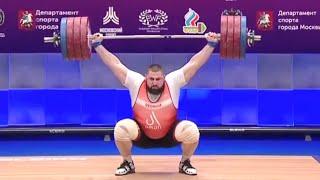 222 kg Snatch - World Record - Lasha Talakhadze  2021 European Weightlifting