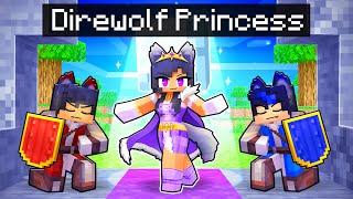 Playing as an DIREWOLF PRINCESS in Minecraft