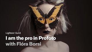 I am the pro in Profoto with Flóra Borsi