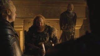 Brianne Jaime Tormund and Davos Drink together Before The battle  Game of thrones 8x02