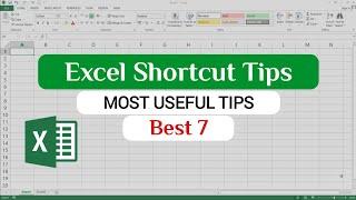Top 7 Microsoft Excel Tips and Tricks  Excel Shortcut and Tricks