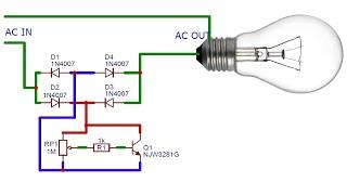 You Didnt See This - How To Make Transformerless Transistor Controlled Adjustable AC Power Supply