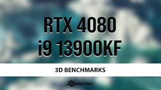 RTX 4080 Intel Core i9 13900KF - Blender Benchmarks