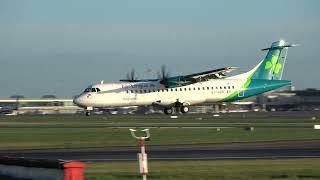 Worst landing by ATR 72-600 Aerlingus at Dublin Airport Ireland 