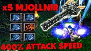 DOTA SNIPER X5 MJOLLNIR +400% ATTACK SPEED MACHINE GUN